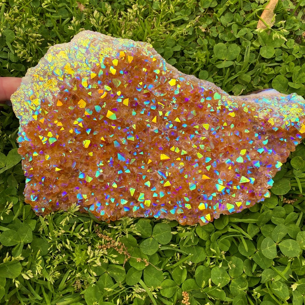 Aura citrine